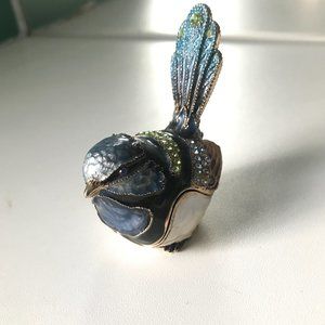Bird Jewelry Trinket Box (LIKE NEW)